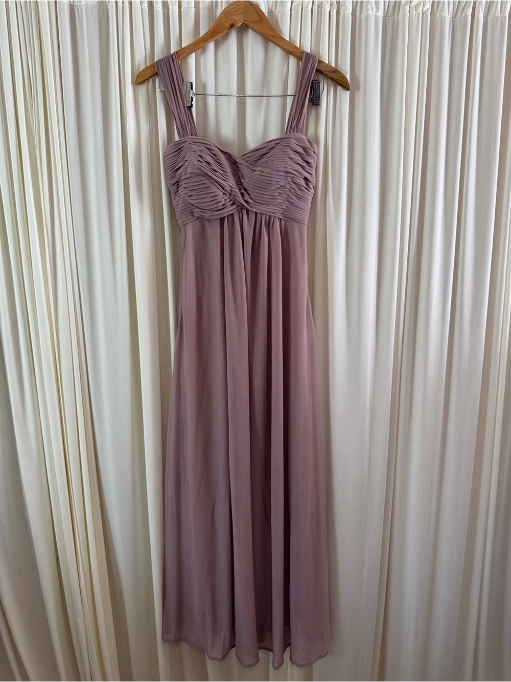 Birdy Grey Maria Convertible Maxi Dress Mauve Bridesmaid Wedding Sweetheart XS - Picture 2 of 6